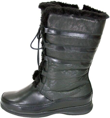 Peerage Joan Women Wide Width Leather Mid-Calf Boots in Saudi Arabia