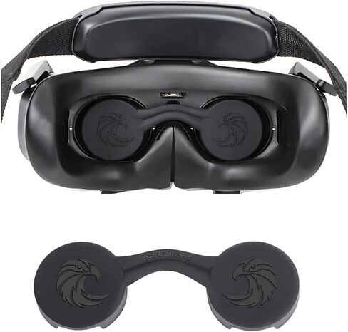 Silicone Lens Cover Padding for DJI Goggles 3 & Goggles 2 Flight Glasses Scratch-Proof, Dust-Proof and Sweat-Proof Lens Protection for DJI Avata 2 /Avata Drone G3/G2 VR Glasses Accessories, in Kuwait