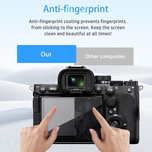 [3 Pack] Screen Protector for Sony Alpha 7 V, HD Tempered Glass,9h Hardness,Scratch,Anti-Fingerprin,Tempered Glass Film Guard for Sony Alpha 7 V Camera in Saudi Arabia