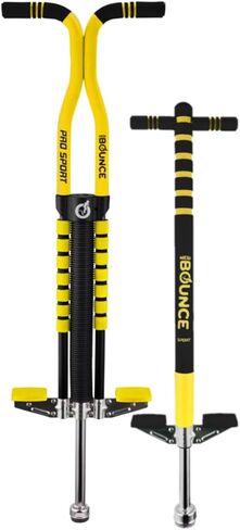 New Bounce Pogo Stick - 2 Pack Combo Set of Soft, Easy Grip Sport Pogo Stick and Pro Sport Pogo in Kuwait