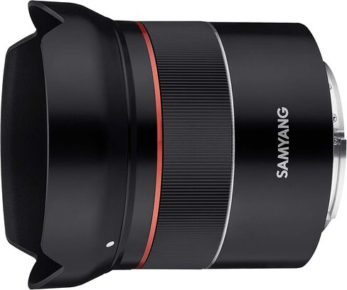 Samyang SYIO18AF-E AF 18 مم F2.8 عدسة ذات إطار كامل للتركيز التلقائي بزاوية واسعة لحامل Sony E، أسود (متجدد) in Kuwait