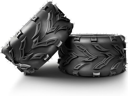 2pcs 18x9.50-8/18x9.5x8 Mawn Mower Mowrow Off-Road ATR/UTV ، سعة التحميل 255 رطل ، 4 فئة ، بلا أنبوب in Kuwait