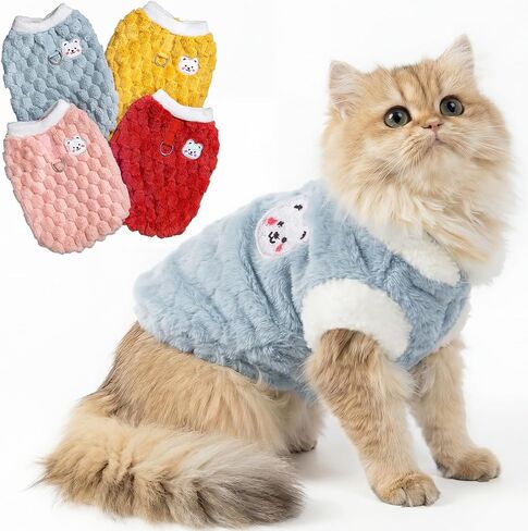Dog Sweater for Small Dogs – Extra Warm Turtleneck Puppy Clothes, Soft Knit Pullover Dog Coat for Winter & Christmas, Cozy Pet Outfit (Red, S) in Saudi Arabia