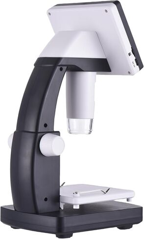 4.3 Inch Digital Microscope 1080P 50-1000X Magnification with Built - in Storage, Adjustable LED Light, USB 3.0 Connectivity - High Resolution IPS Screen, Multi - Platform Comp in Kuwait