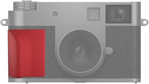 قبضة سيليكون مرفقة من Foto&Tech لـ Fujifilm X Half/X-E4 مقبض جانبي يسار/يمين مضاد للانزلاق، مريح، لا يترك بقايا، صناعة أمريكية (أحمر) in Saudi Arabia