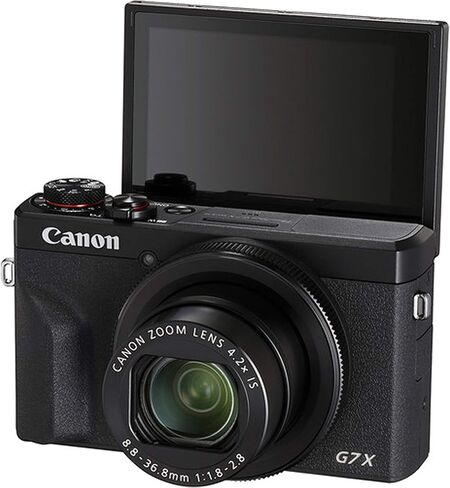 كاميرا Canon PowerShot G7 X Mark III الرقمية، ومجموعة فيديو مع الملحقات: مصباح فيديو LED، وذاكرة 64 جيجابايت، وميكروفونات لاسلكية، وقوس تثبيت الفيديو، وحقيبة، وحامل ثلاثي القوائم، ومقبض، وبرامج، والمزيد (متجدد) in Saudi Arabia