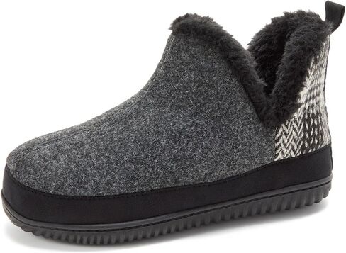 Dearfoams womens Dearfoams Women's Indoor Outdoor Harlene Boot House Shoes Slippers in Saudi Arabia