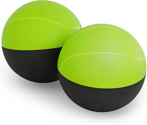 BAMMAX MINI كرة السلة لـ MINI HOOP | مسرحية داخلية أو داخلية وصامتة لـ Nerf Hoop | 4 بوصة للأطفال والأطفال الصغار | لعبة الرغوة الناعمة كرة السلة الداخلية (حزمة 2). in Kuwait