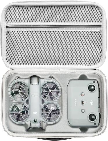 حقيبة حمل لطائرة DJI Neo 2 بدون طيار، حقيبة كتف محمولة من جلد البولي يوريثان للتخزين وحقيبة كتف Fly More Combo Drone وملحقات جهاز التحكم عن بعد RC-N3 in Saudi Arabia