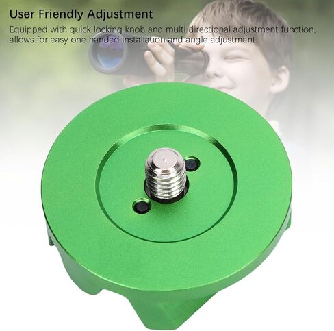 Telescope Ball Head Adapter Aluminum Alloy DSLR Camera Ball Head Connection Pedestal Astronomical Telescope Accessory for Astronomy Enthusiasts and Photographers (Green) in Saudi Arabia