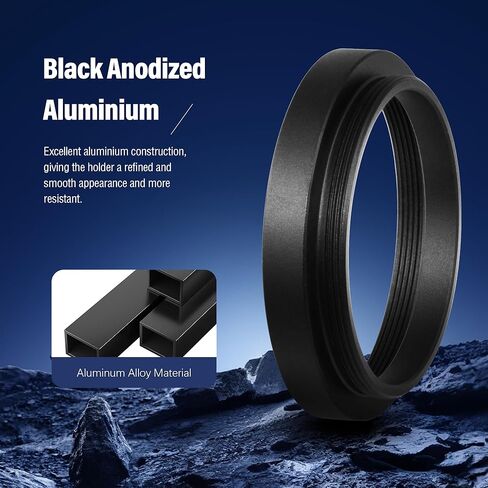 Astromania M43x0.75 أنثى إلى M42X0.75 T / T2 محول تلسكوب ذو خيط ذكر - حزمة مع - عدسة تلسكوب 13 مم، عدسة SWA 1.25&2 بوصة in Saudi Arabia