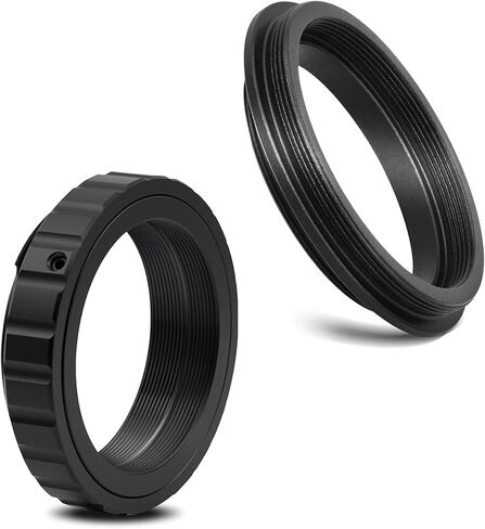 Astromania M48X0.75 ذكر/M42X0.75 أنثى إلى M42X0.75 ذكر محول تلسكوب - حزمة مع - محول حلقة T لنيكون in Saudi Arabia
