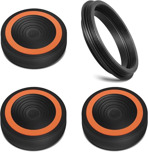 Astromania M48X0.75 Male/M42X0.75 Female to M42X0.75 Male Telescope Adapter - Bundle with - Anti-Vibration Pads in Saudi Arabia