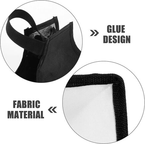 Portable Camera Flash Softbox 20x30cm Flashlight Diffuser for Top Camera Flash, Universal Black and White Soft Light Cover for Photography Lighting in Saudi Arabia