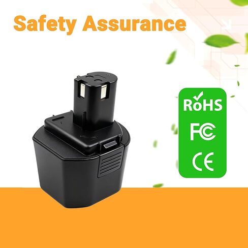 استبدال البطارية لبطاريات Ryobi 9.6V B-9620F2 1400669، بطارية Ni-CD عالية السعة 1500 مللي أمبير في الساعة متوافقة مع أدوات الطاقة اللاسلكية BD-90، HP961، CTH962K in Kuwait