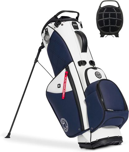 Ghost Golf Stand Bag ، أي يوم مافريك - حقائب الجولف للرجال والنساء ، وفواصل 14 اتجاهًا مع مواد مميزة وجيب مغناطيسي - يحمل حقيبة الجولف المستقلة 14 نوادي للجولف in Kuwait
