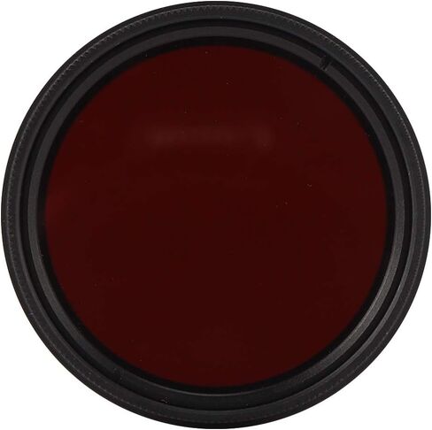 فلتر IR قابل للتعديل من Rengue، دوار، الطول الموجي 530 نانومتر إلى 750 نانومتر، للتصوير بالأشعة تحت الحمراء، فلتر IR قابل للتعديل 43 مم/46 مم، سبائك الألومنيوم، كاميرات نان الرقمية وملحقاتها (43 مم) in Kuwait