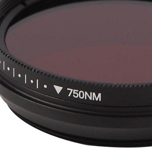 Rengue Adjustable IR Filter, Rotating, 530nm to 750nm Wavelength, for Infrared Photography, 43mm/46mm Adjustable IR Filter, Aluminum Alloy, Nan Digital Cameras and Accessories (43mm) in Saudi Arabia