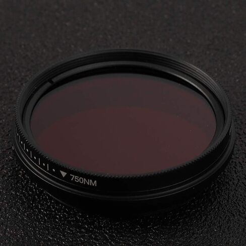 Rengue Adjustable IR Filter, Rotating, 530nm to 750nm Wavelength, for Infrared Photography, 43mm/46mm Adjustable IR Filter, Aluminum Alloy, Nan Digital Cameras and Accessories (43mm) in Saudi Arabia