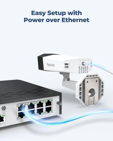 كاميرا حماية مزدوجة العدسات من ريولينك RLA-BKC1 + Duo 2 PoE 4K، رؤية بانورامية 180 درجة، رؤية ليلية ملونة، اكتشاف ذكي in Kuwait