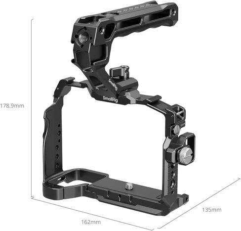 SmallRig A7 V / A7R V / A7 IV Cage Basic Kit for Sony Alpha 7 V/Alpha 7R V/Alpha 7 IV, with Quick Release Plate for Arca, Includes Top Handle/Cable Clamp for HDMI - 6025 in Saudi Arabia