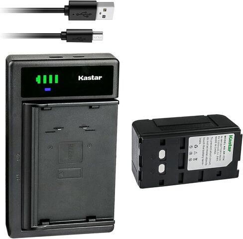 Kastar 1-Pack NP-77H Battery and LTD2 USB Charger Compatible with Sony CCD-M7V CCD-M77, Sony CCD-SC Series CCD-SC6E CCD-SC8E, Sony CCD-SP Series CCD-SP5 CCD-SP5G CCD-SP5Y CCD-SP7 CCD-SP9 CCD-SP54 in Saudi Arabia