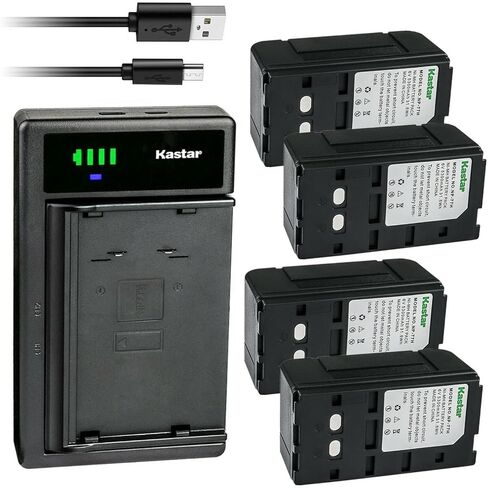 Kastar 1-Pack NP-77H Battery and LTD2 USB Charger Compatible with Sony CCD-M7V CCD-M77, Sony CCD-SC Series CCD-SC6E CCD-SC8E, Sony CCD-SP Series CCD-SP5 CCD-SP5G CCD-SP5Y CCD-SP7 CCD-SP9 CCD-SP54 in Saudi Arabia