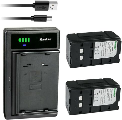 Kastar 1-Pack NP-77H Battery and LTD2 USB Charger Compatible with Sony CCD-M7V CCD-M77, Sony CCD-SC Series CCD-SC6E CCD-SC8E, Sony CCD-SP Series CCD-SP5 CCD-SP5G CCD-SP5Y CCD-SP7 CCD-SP9 CCD-SP54 in Saudi Arabia