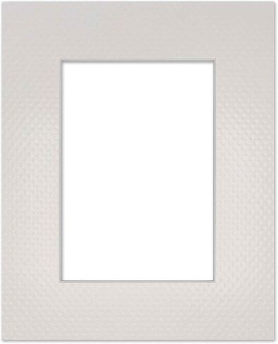 قطع مشطوفة مقاس 20 × 20 للصور مقاس 8 × 8 - لوح بساط مقطوع مسبقًا بملمس كرة جولف خالٍ من الأحماض مع لوح دعم وشفاف كريستالي، حقيبة بساط صور ذاتية الغلق - للصور والصور والتأطير - سمك 4 طبقات in Kuwait