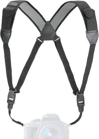 USA Gear Camera Sleeve (Gray Woven) + Chest Harness (Black) – Bundle in Saudi Arabia