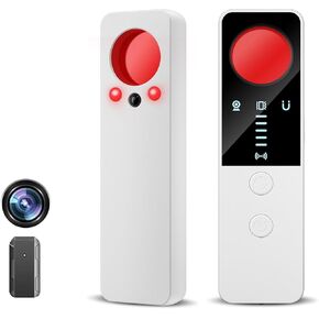 كاشف الكاميرا الخفية - كاشف تعقب GPS للمنزل والسيارة والفندق والمكتب - أبيض in Kuwait