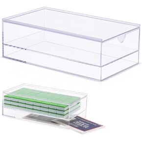 Empty Acrylic Mahjong Case Mahjong Storage Box for American Tiles and Mahjongs Cards Transparent Display Box for Mahjongs Tiles Accessories Supplies in Kuwait