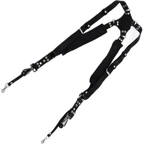 GLOGLOW Body Strap Leather Camera Strap Dual Shoulder Harness, Adjustable Design, Comfort and Load Reduction, Universal Compatibility, 1/4 Screw Interface Nan Other Equipment Accessories (Shoulders in Saudi Arabia