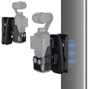 مشبك تثبيت مغناطيسي على الظهر من MINIFOCUS، مشبك كاميرا عمل دوار 360 درجة لكاميرات الحركة Go Pro DJI Osmo Insta360 AKASO in Kuwait