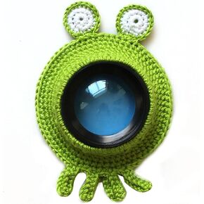 كاميرا باديز، مصراع العناق لجذب انتباه الطفل، ملحق عدسة الطفل مصنوع يدويًا من مصراع الحيوانات الأليفة لعبة دعابة (اللون: أسد برتقالي) in Kuwait