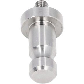 Qiilu Stainless Steel Prism Pole Adapter Mount for Tripod and Telescope - 1/4"-20 Compatible,Heavy Duty Connector for Surveying in Kuwait