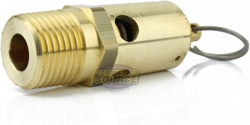 (سفينة من USA) جديد 1/2 "NPT 300 PSI ضاغط الهواء صمام تخفيف الضغط الآمن خزان منبثق/رقم الصنف #8Y-IFW81854154532 in Kuwait