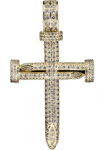 GLD Crucifix قلادة - الذهب الأبيض in Kuwait
