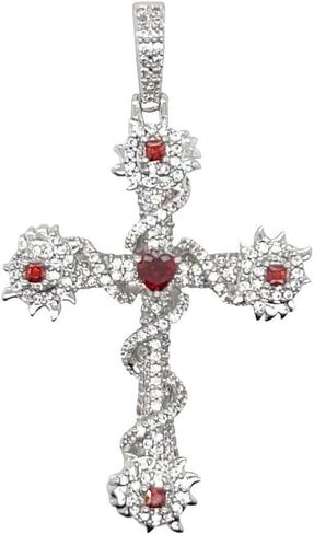 GLD Crucifix قلادة - الذهب الأبيض in Kuwait