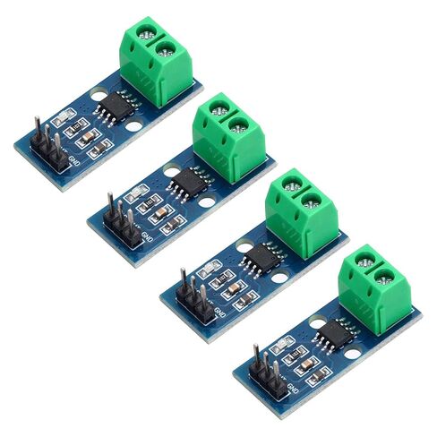 Meccanixity 4pcs ACS712 وحدة الاستشعار الحالية 5A المدى تأثير المستشعر الحالي المستشعر القياس AC/DC لاكتشاف التيار in Saudi Arabia