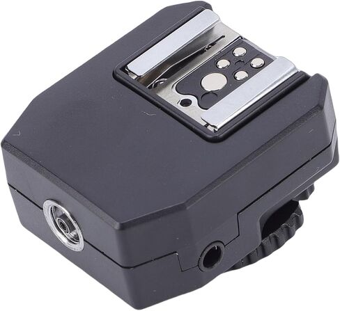 محول Yunseity Camera Flash Hot Shoe، مزامنة فلاش TTL HSS مع منفذ كمبيوتر 3.5 مم، يدعم 4 اتصالات، قاعدة ارتفاع متعددة الوظائف للتصوير الفوتوغرافي في الاستوديو في الهواء الطلق in Saudi Arabia