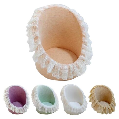 Photography Props Posing Sofa Baby Photoshoot Posing Props Furniture Photo Backdrop Accessories Photo Lace Sofa Photography Props Lace Baby Chair Photo Props Baby Shower Baby in Saudi Arabia