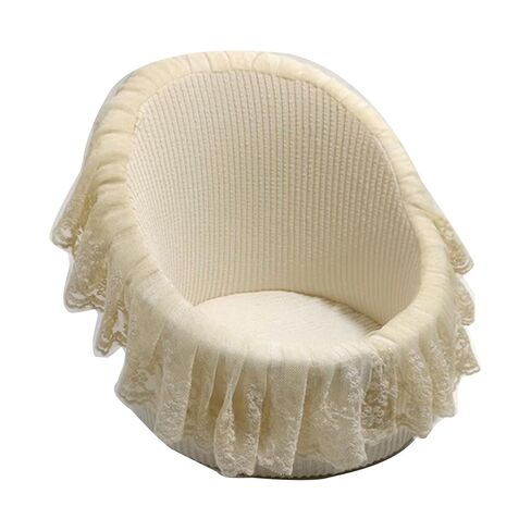 Photography Props Posing Sofa Baby Photoshoot Posing Props Furniture Photo Backdrop Accessories Photo Lace Sofa Photography Props Lace Baby Chair Photo Props Baby Shower Baby in Saudi Arabia
