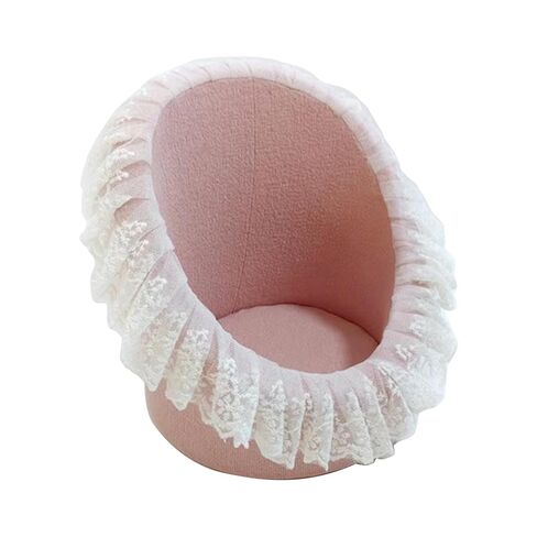 Photography Props Posing Sofa Baby Photoshoot Posing Props Furniture Photo Backdrop Accessories Photo Lace Sofa Photography Props Lace Baby Chair Photo Props Baby Shower Baby in Saudi Arabia