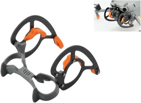 واقي جيمبال لطائرة DJI Mini 5 / Mini 5 Pro Drone - غطاء غطاء عدسة الكاميرا بتصميم مضاد للخدش والصدمات، واقي جيمبال خفيف الوزن للتخزين وحماية النقل (برتقالي) in Kuwait