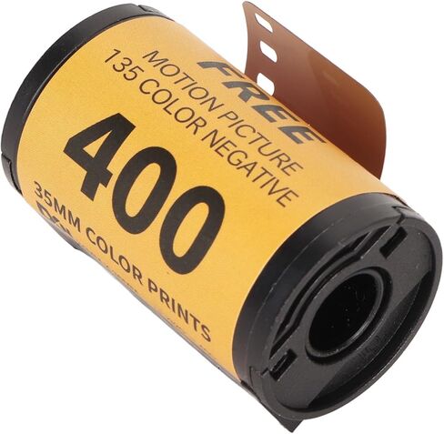 فيلم ملون مقاس 35 مم 18 تعرضًا، ISO 320-400، خط عرض واسع للحبوب الدقيقة، فيلم سلبي عالي الوضوح لكاميرا 135، للتصوير الفوتوغرافي في ضوء الشمس والإضاءة المنخفضة in Kuwait