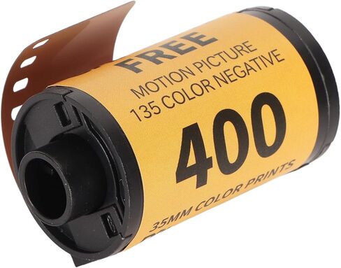فيلم ملون مقاس 35 مم 18 تعرضًا، ISO 320-400، خط عرض واسع للحبوب الدقيقة، فيلم سلبي عالي الوضوح لكاميرا 135، للتصوير الفوتوغرافي في ضوء الشمس والإضاءة المنخفضة in Kuwait
