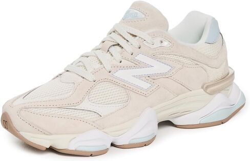 حذاء رياضي New Balance 9060، بيج/أزرق، 12.5 US للنساء/11 للرجال في الولايات المتحدة in Saudi Arabia