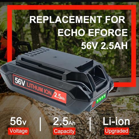 استبدال بطارية DTK لبطارية ليثيوم أيون Echo Eforce 56V 2.5Ah 1 Pack in Kuwait