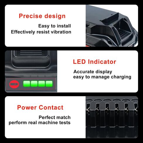 استبدال بطارية DTK لبطارية ليثيوم أيون Echo Eforce 56V 2.5Ah 1 Pack in Kuwait